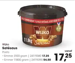 HANOS Wijko Satésaus Pasta aanbieding