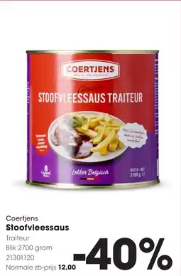 HANOS Coertjens Stoofvleessaus Traiteur aanbieding