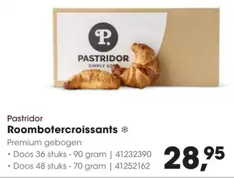 HANOS Pastridor Roombotercroissants aanbieding