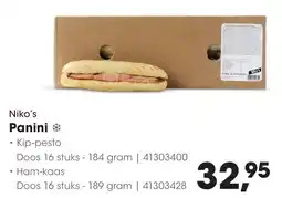 HANOS Niko's Panini aanbieding