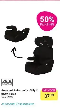 Van Asten BabySuperstore Autostoel Autocomfort Billy II Black 1-size aanbieding
