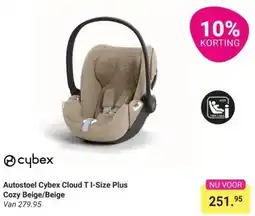 Van Asten BabySuperstore Autostoel Cybex Cloud T I-Size Plus Cozy Beige/Beige aanbieding