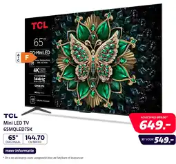Electroworld TCL 65MQLED75K aanbieding
