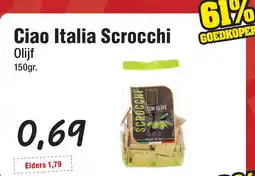 Budget Food Ciao Italia Scrocchi aanbieding