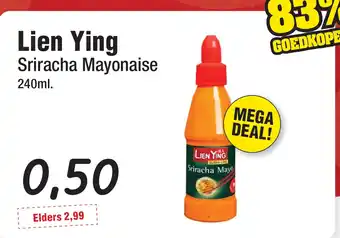 Budget Food Lien Ying Sriracha Mayonaise aanbieding