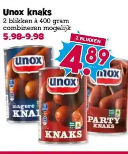 Boon`s Markt Unox knaks aanbieding