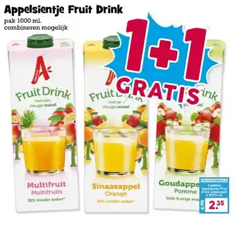 Boon`s Markt Appelsientje Fruit Drink aanbieding