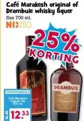 Boon`s Markt Café Marakesh original of Drambuie whisky fiquer aanbieding