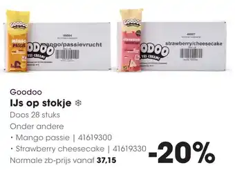 HANOS Goodoo IJs op stokje aanbieding