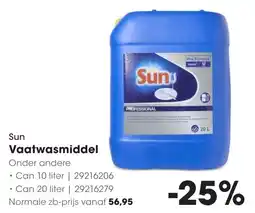 HANOS Sun Vaatwasmiddel aanbieding