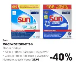 HANOS Sun Vaatwastabletten aanbieding