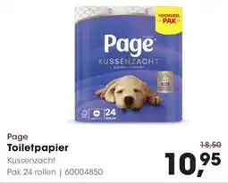 HANOS Page Toiletpapier Kussenzacht aanbieding