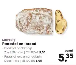 HANOS Saarberg Paasstol en brood aanbieding