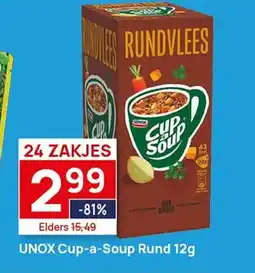 Butlon Unox cup-a-soup rund aanbieding