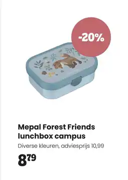 Babypark Mepal forest friends lunchbox campus aanbieding