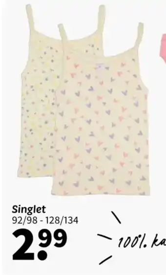 Wibra Singlet aanbieding