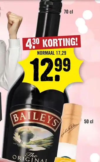 Dirck 3 Baileys Irish Cream 70 cl aanbieding
