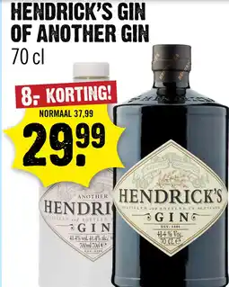 Dirck 3 Hendrick's Gin 70 cl aanbieding
