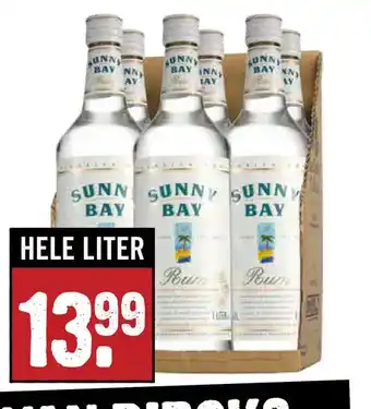 Dirck 3 Sunny Bay Rum Wit HELE LITER aanbieding