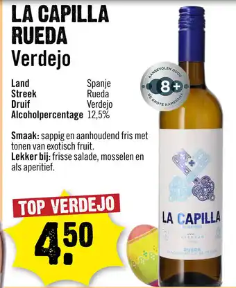 Dirck 3 La Capilla Rueda Verdejo 75 cl aanbieding