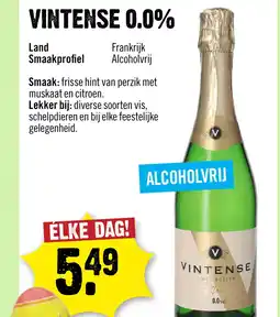Dirck 3 Vintense Bubbels 0.0% 75 cl aanbieding