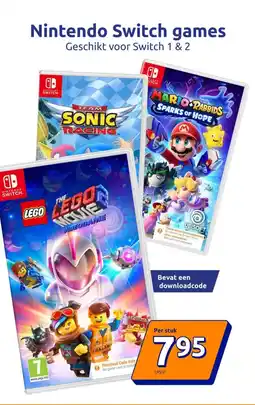 Action Nintendo Switch games aanbieding