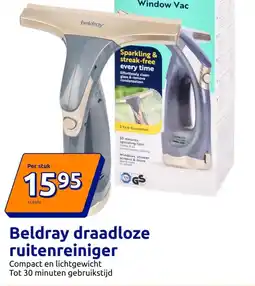 Action Beldray draadloze ruitenreiniger aanbieding