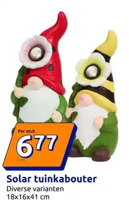 Action Solar tuinkabouter aanbieding