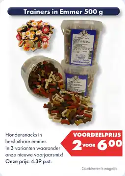 Huisdier Voordeelshop Trainers in Emmer 500 g aanbieding