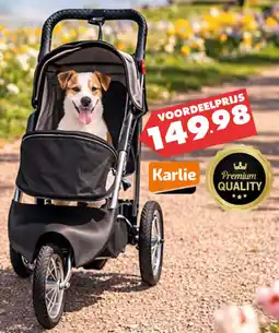 Huisdier Voordeelshop Karlie wandelwagen aanbieding