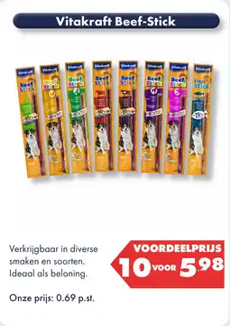 Huisdier Voordeelshop Vitakraft Beef-Stick aanbieding