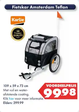 Huisdier Voordeelshop Fietskar Amsterdam Teflon aanbieding