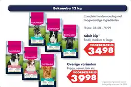 Huisdier Voordeelshop Eukanuba 12 kg aanbieding