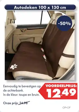 Huisdier Voordeelshop Autodeken 100 x 130 cm aanbieding