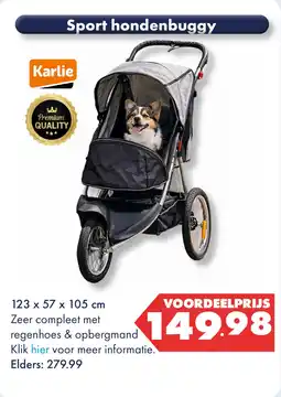 Huisdier Voordeelshop Sport hondenbuggy aanbieding