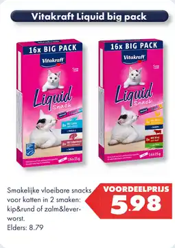 Huisdier Voordeelshop Vitakraft Liquid big pack aanbieding