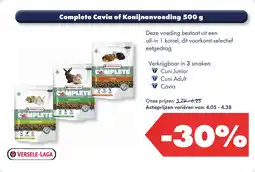 Huisdier Voordeelshop Complete Cavia of Konijnenvoeding 500 g aanbieding
