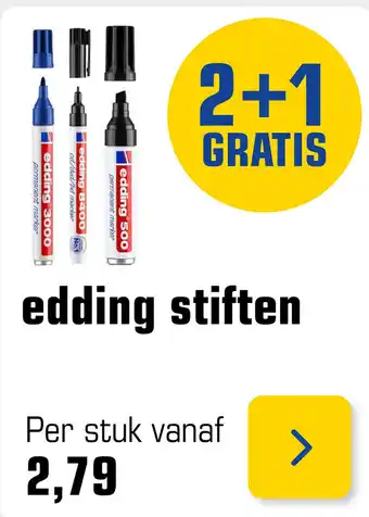 Primera edding stiften aanbieding