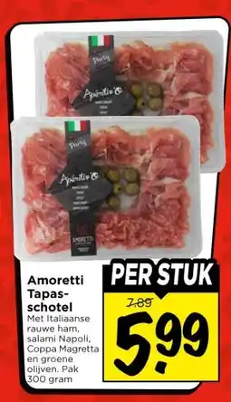 Vomar Voordeelmarkt Amoretti Tapas- schotel aanbieding