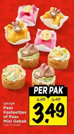 Vomar Voordeelmarkt Paas Kasteeltjes of Paas Mini Gebak aanbieding