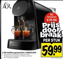 Vomar Voordeelmarkt L'OR Koffiecupmachine LM8012/60 aanbieding