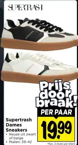 Vomar Voordeelmarkt Supertrash Dames Sneakers aanbieding