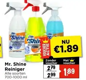 Vomar Voordeelmarkt Mr. Shine Reiniger aanbieding