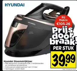 Vomar Voordeelmarkt Hyundai Stoomstrijkijzer aanbieding