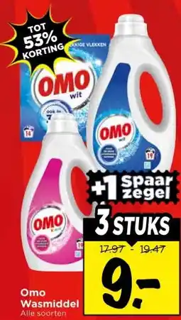 Vomar Voordeelmarkt Omo Wasmiddel aanbieding
