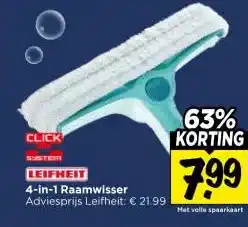 Vomar Voordeelmarkt 4-in-1 Raamwisser aanbieding