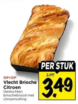 Vomar Voordeelmarkt Vlecht Brioche Citroen aanbieding