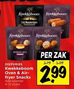 Vomar Voordeelmarkt DIEPVRIES Kwekkeboom Oven & Air- fryer Snacks aanbieding