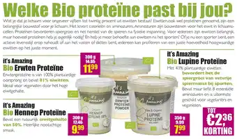 Gezond & Wel Bio proteïne aanbieding