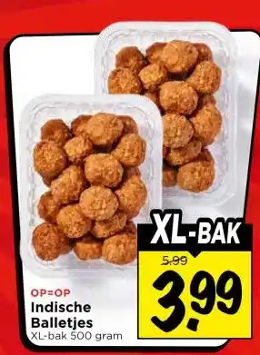 Vomar Voordeelmarkt Indische Balletjes aanbieding